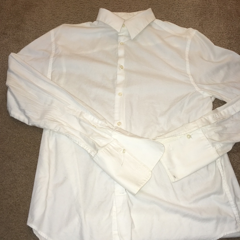 Perry Ellis men’s dress shirt L French cuffs